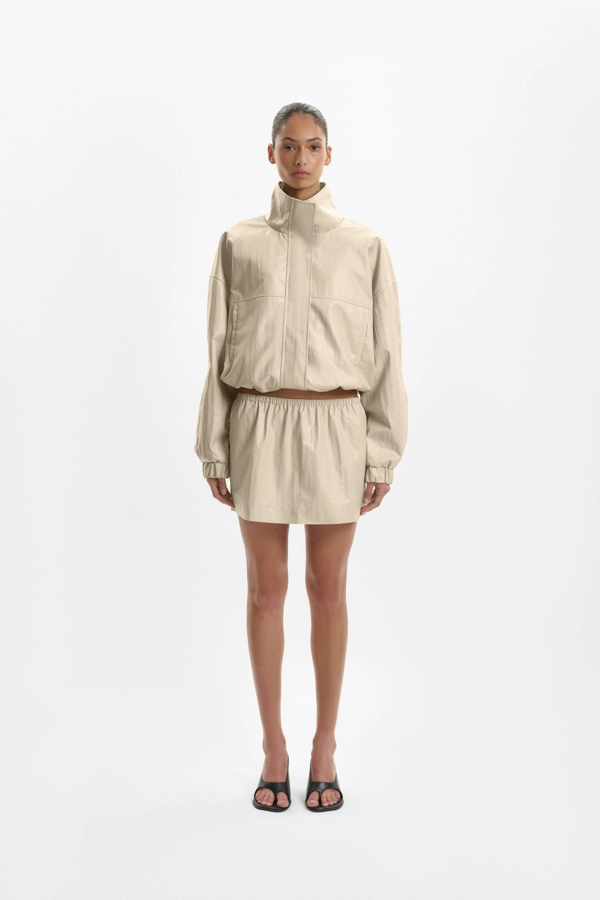 One Of Others | Fangio Mini Skirt - Almond
