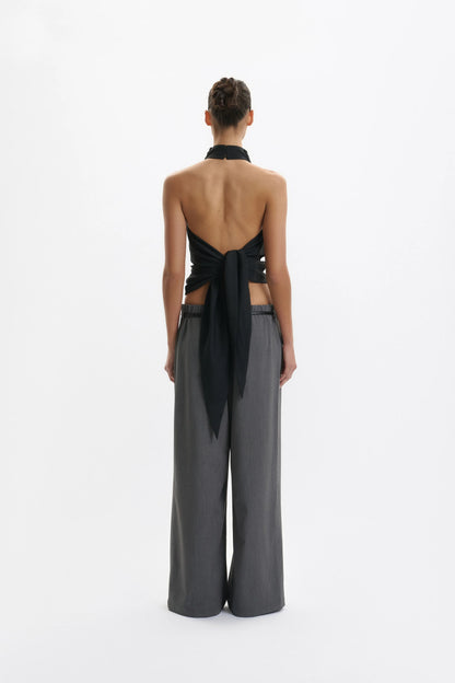 One Of Others | Tyla Pant - Charcoal / Black