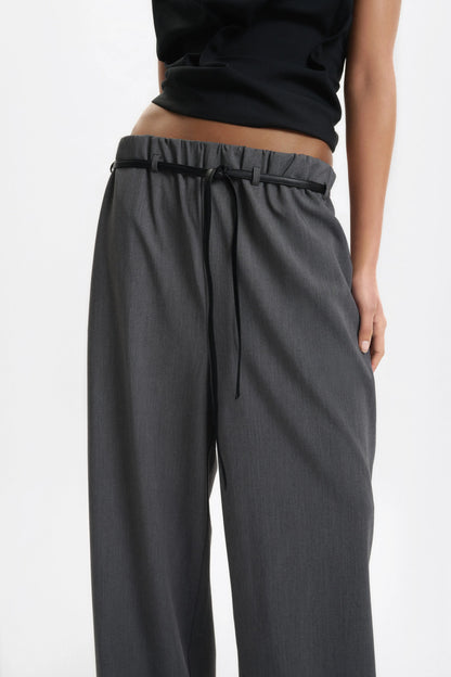 One Of Others | Tyla Pant - Charcoal / Black
