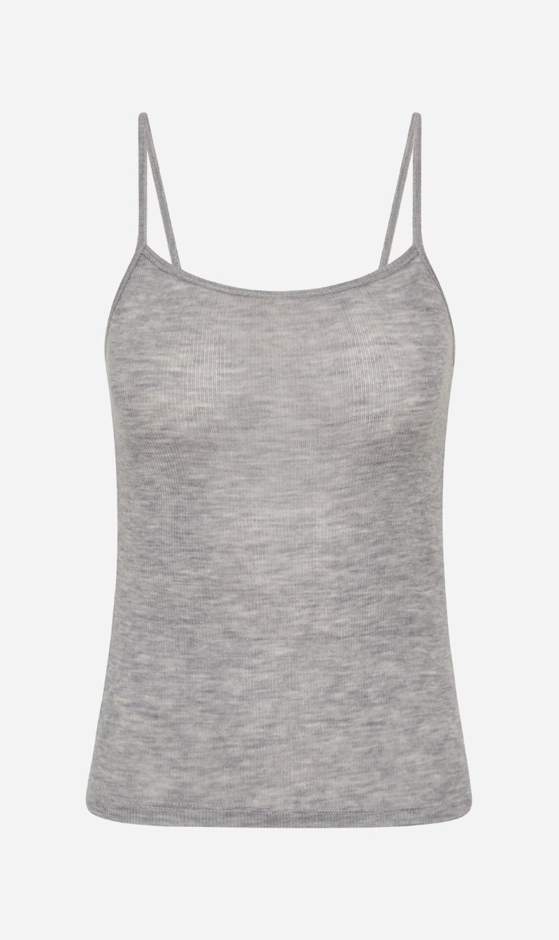 St Agni | Baby Wool Cami - Grey Marle