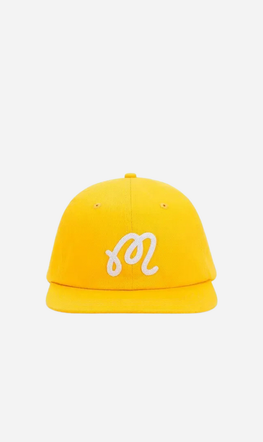 Malbon | M Script Chainstitch Painters Hat - Gold