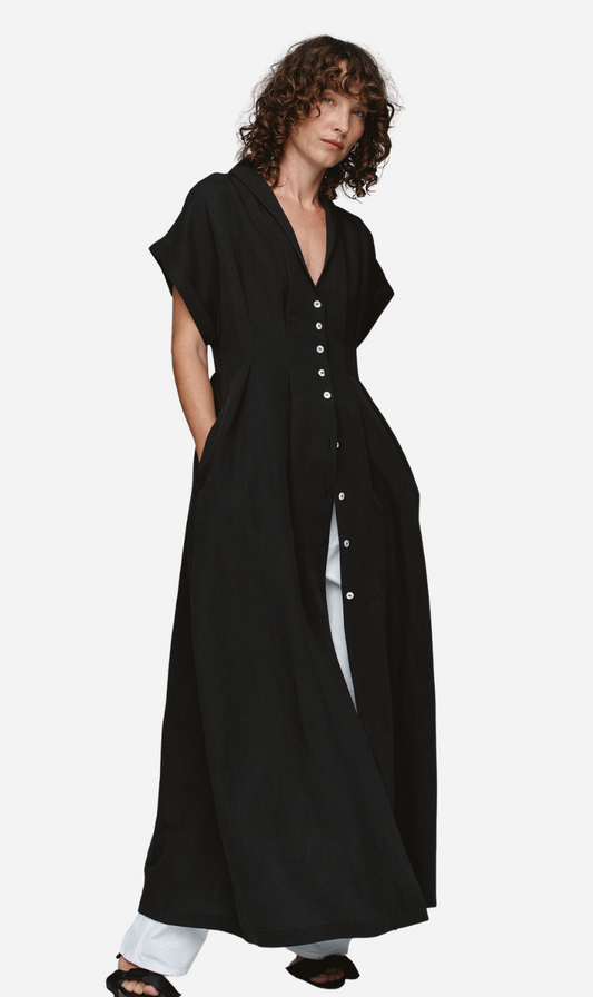 Marle | Swan Dress - Black