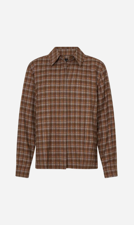 Camilla and Marc | Paradox Shirt - Tan Plaid