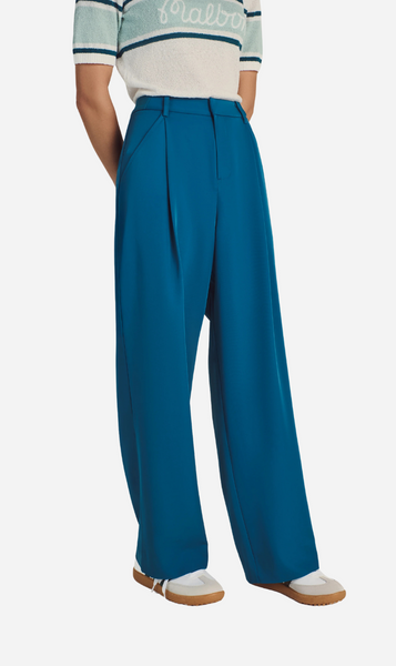 Malbon■(W)EMILIA Pants■送料込 Malbon | Emilia Pleated Trousers - Ocean Multi – Sisters & Co