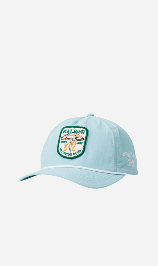 Malbon | Vacation Club Nylon Rope Hat - Light Blue
