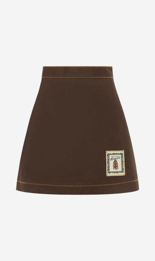 Alemais | Vito Skirt - Chocolate
