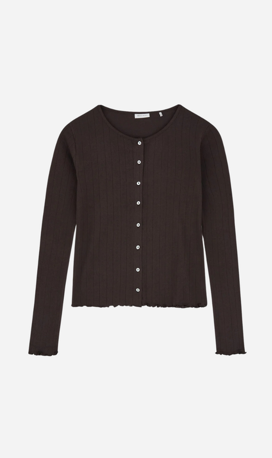 Skall Studio | Edie Cardigan - Dark Brown