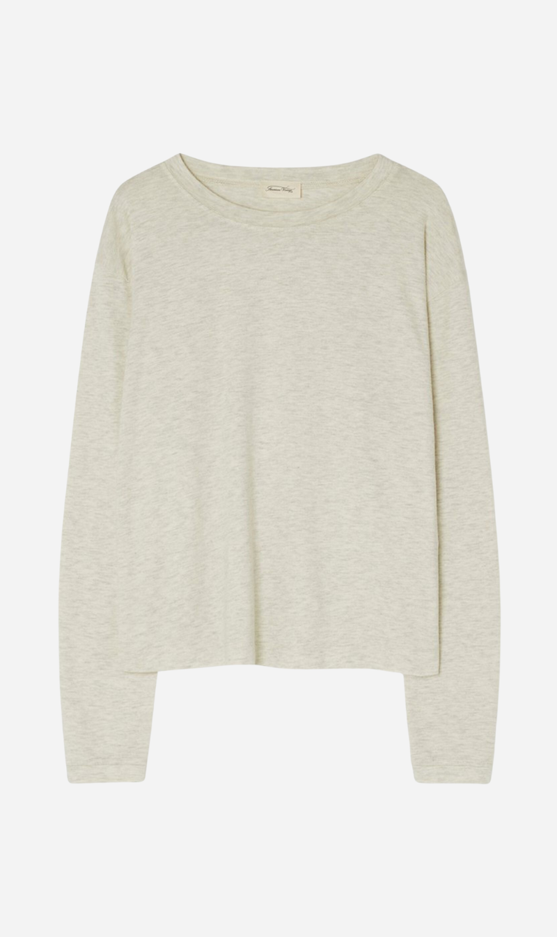 American Vintage | Ypawood L/S T.Shirt - Heather Grey