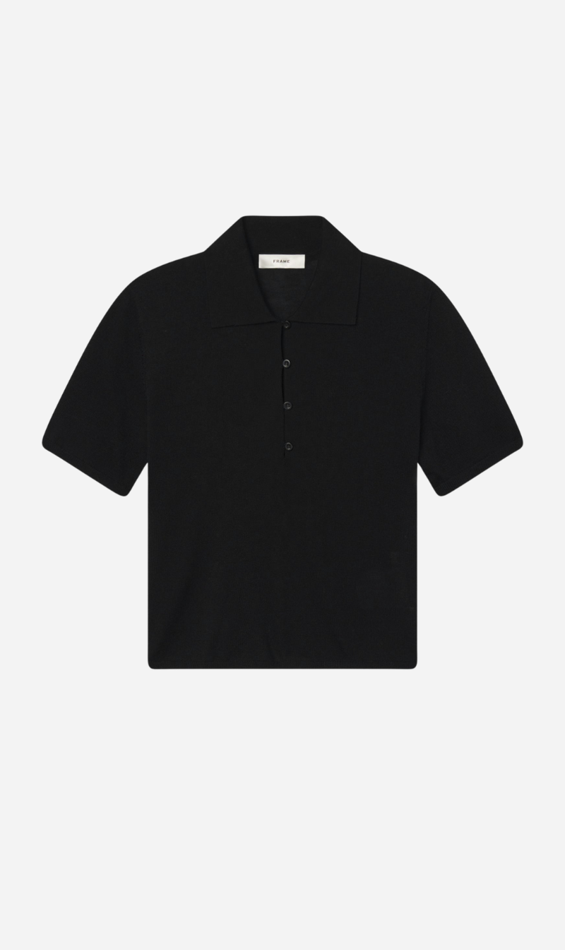 Frame Denim | The Smart Polo - Black