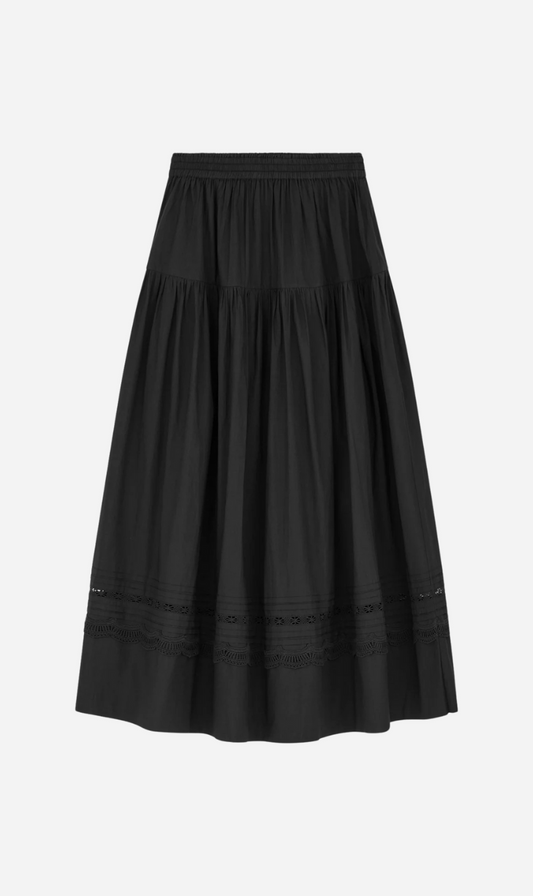 Skall Studio | Leaf Skirt - Black