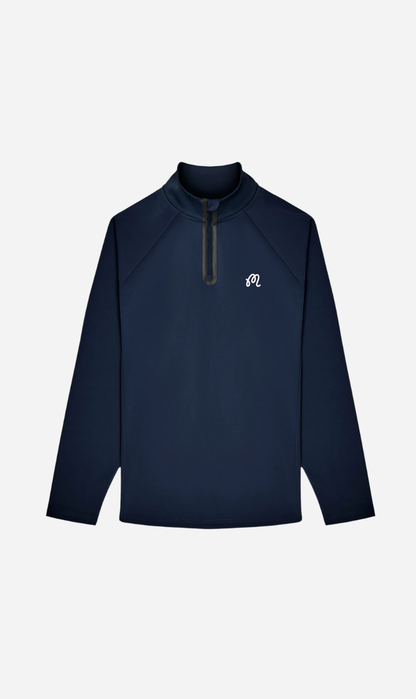 Malbon | Performance Raglan Quarter Zip - Navy