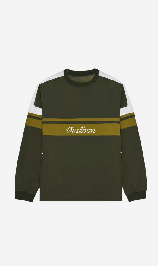 Malbon | Sportiva Nylon Popover - Cypress Green