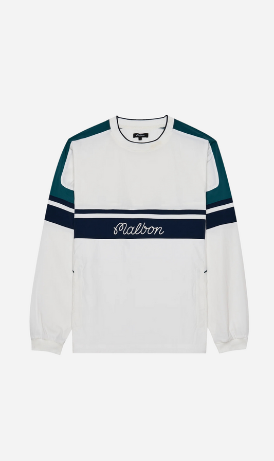 Malbon | Sportiva Nylon Popover - White