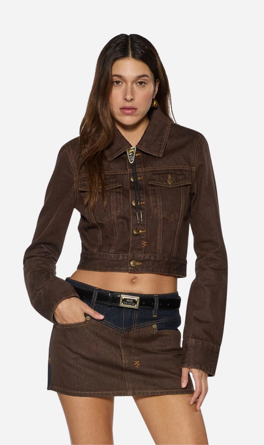 Ksubi | Slim Trucker - Saddle Brown