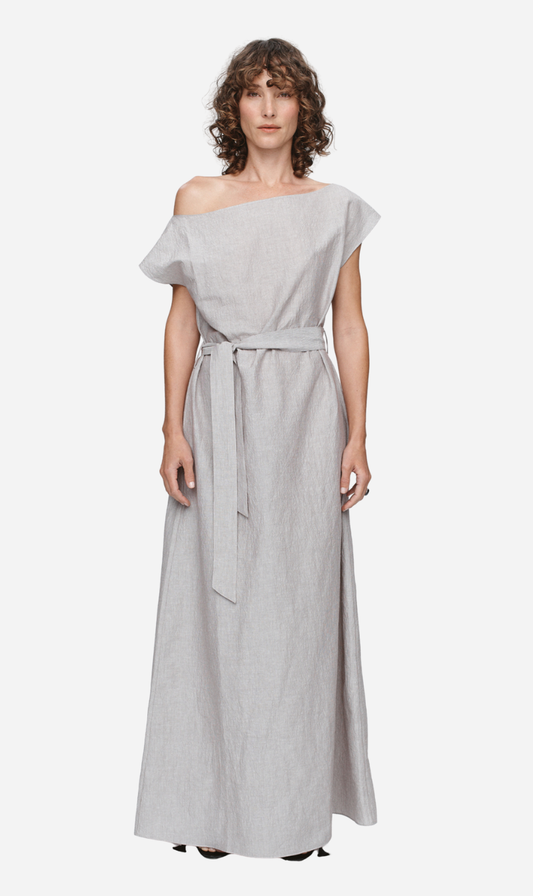 Marle | Oscar Dress - Chocolate Stripe