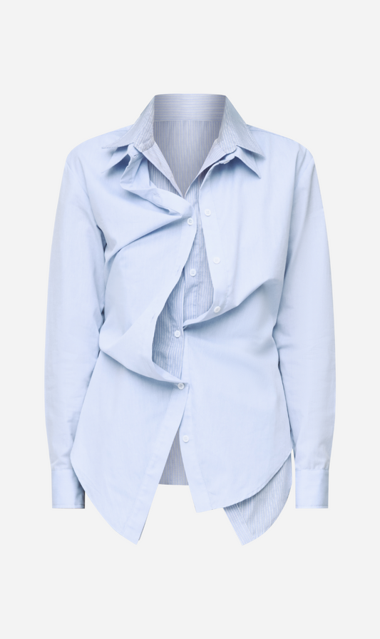Wynn Hamlyn | Double Up Shirt - Light Blue
