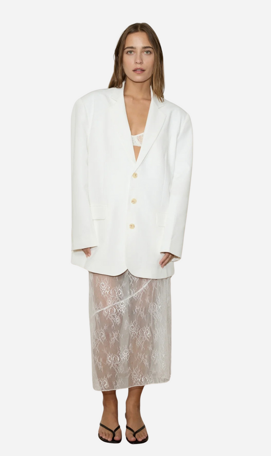 Maison Essentiele | Boyfriend Blazer - White