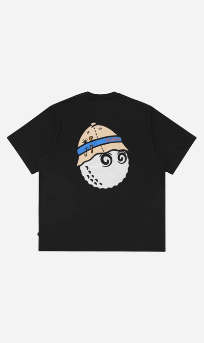Malbon | Fishing Buckets Pocket T.Shirt - Black