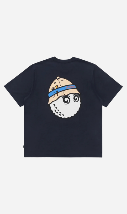 Malbon | Fishing Buckets Pocket T.Shirt - Navy