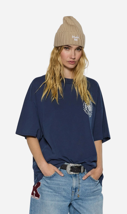 Ksubi | Stacks Boyfriend Ss Tee - Ink Blue