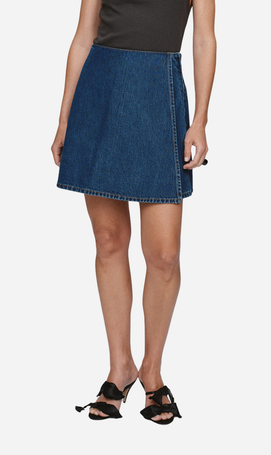 Marle | Finn Skirt - Washed Indigo