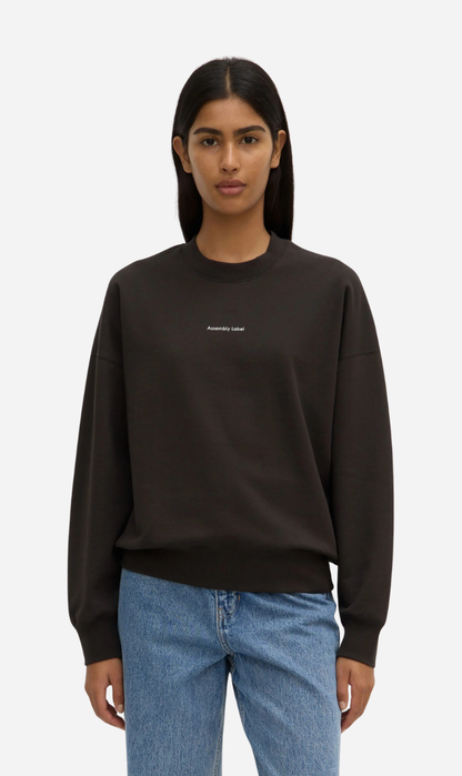 Assembly Label | Atelier Logo Fleece - Washed Black