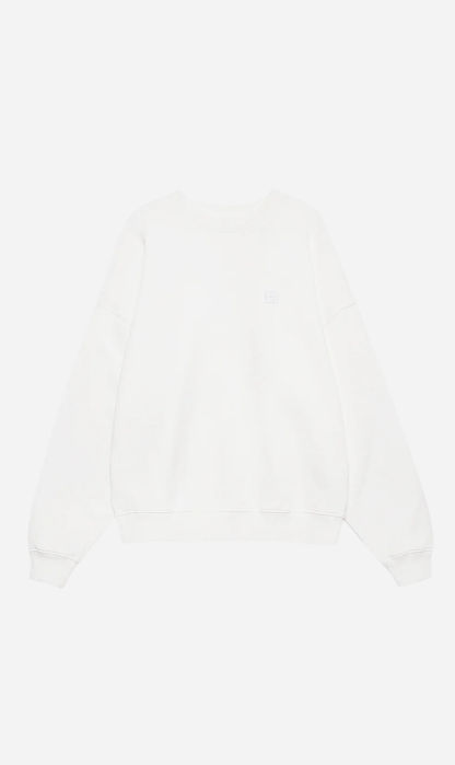 Anine Bing | Miles Sweatshirt Framed Monogram - Off White