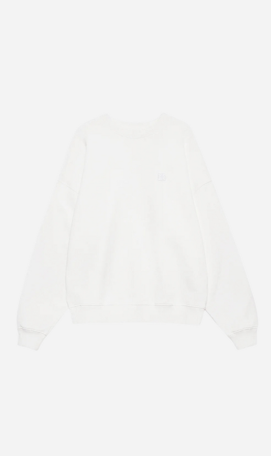 Anine Bing | Miles Sweatshirt Framed Monogram - Off White