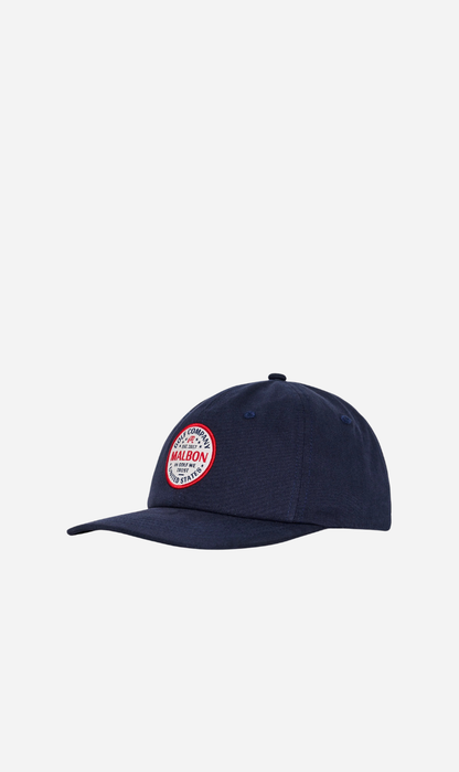 Malbon | In Golf We Trust Painters Hat - Navy