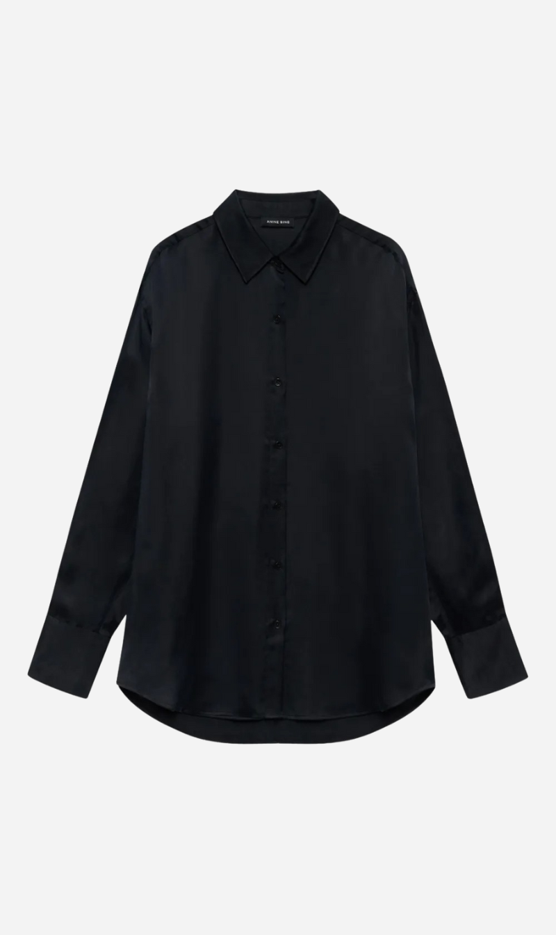 Anine Bing | Essie Shirt - Washed Black