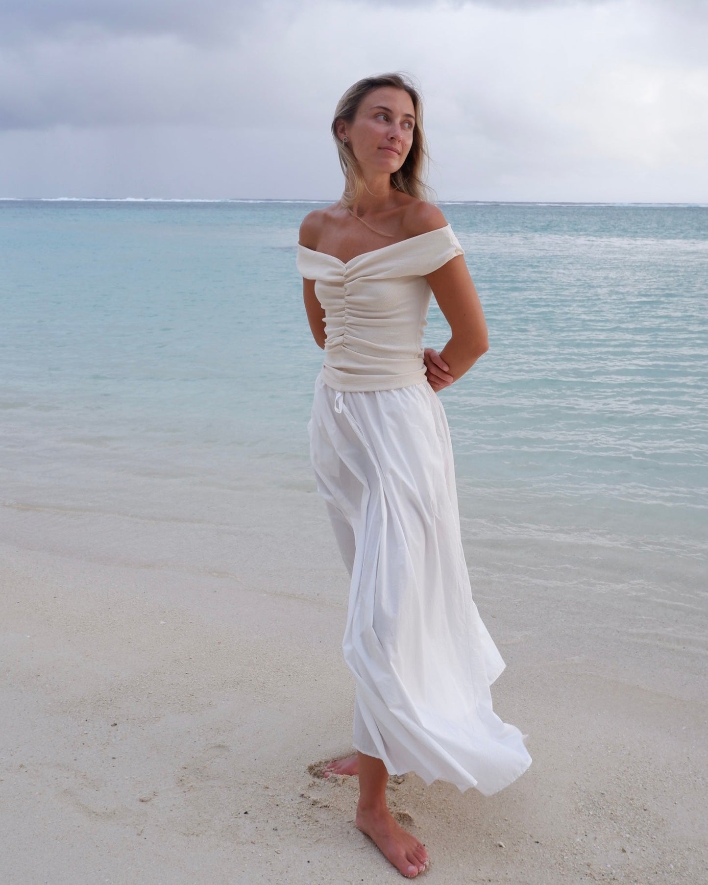 Dominique Healy | Niveah Tee - Off White