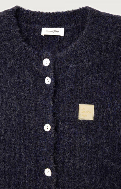American Vintage | East Cardigan - Navy Melange