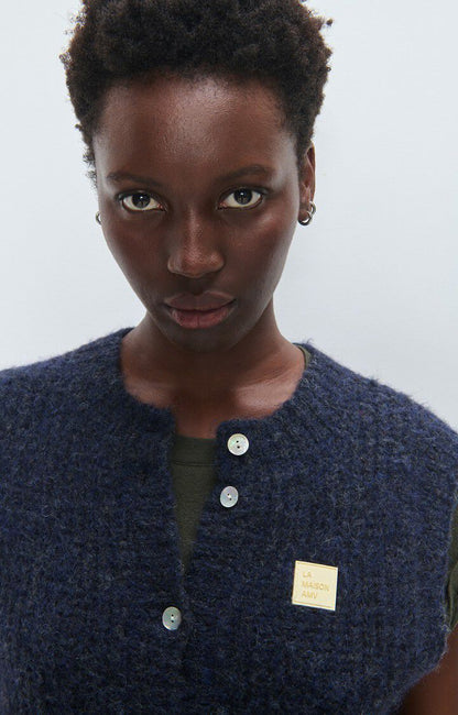 American Vintage | East Cardigan - Navy Melange