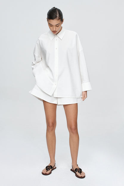 Marle | Edie Shirt - Blanc