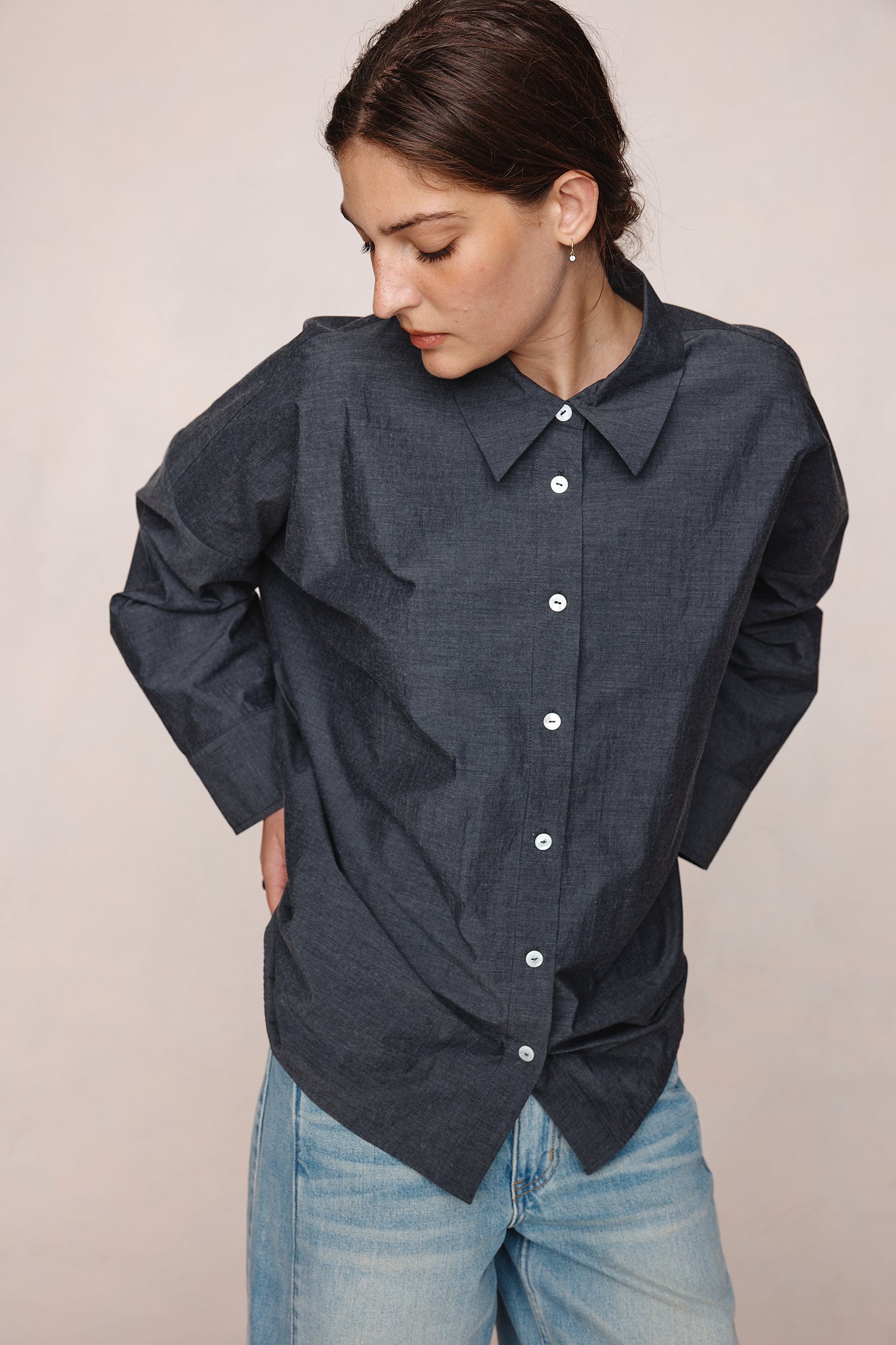 Marle | Edie Shirt - Charcoal