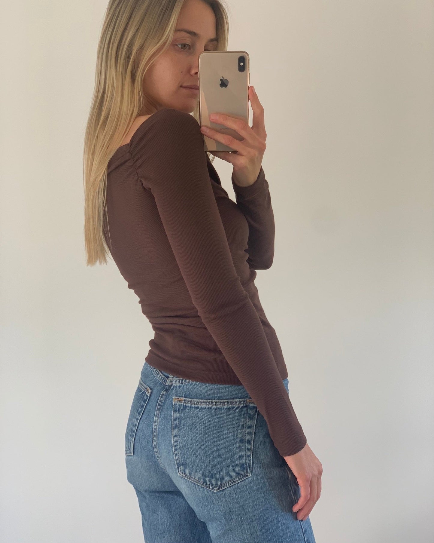 Dominique Healy | Luella Longsleeve - Chocolate
