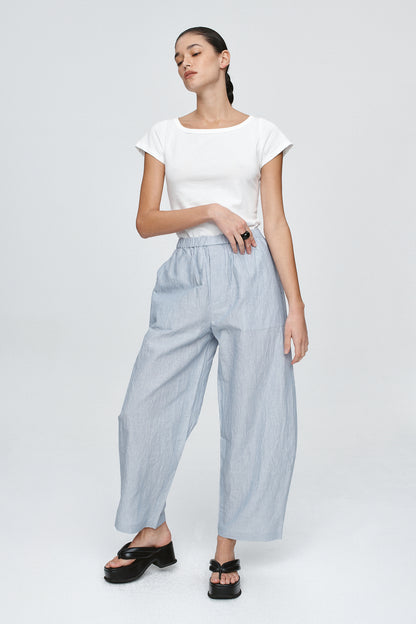 Marle | Ellidy Pant - Bleu Stripe