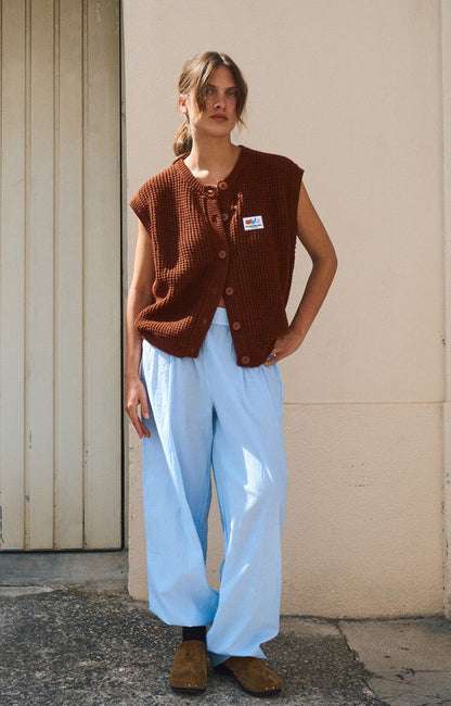 American Vintage | Eluabird 10 Pants - Vitamin Blue