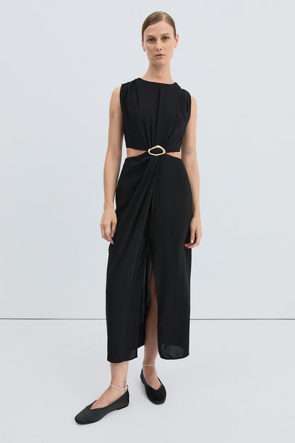 La Tribe | Emme Flat - Black Satin