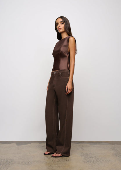 One Of Others | Everly Top - Cacao