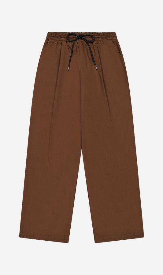 REBE | Relaxed Drawstring Trouser - Carob