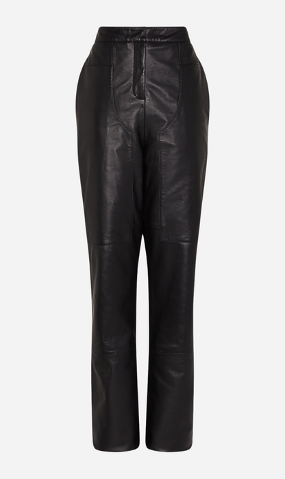Paris Georgia | Tia Leather Pant - Black