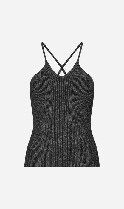 Samsoe Samsoe | Sanina Lurex Top - Black Lux.