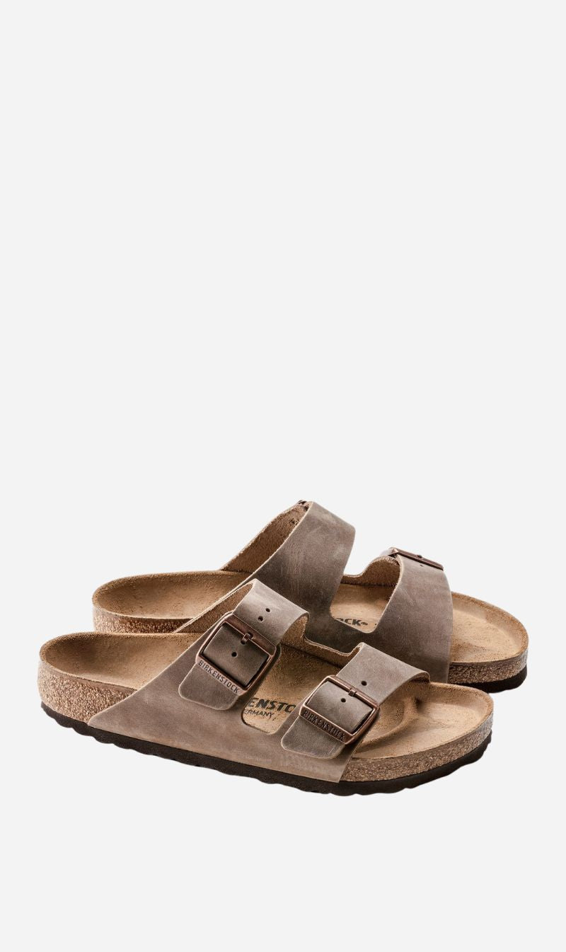 Birkenstock | Arizona Oiled Leather Narrow - Tobacco Brown