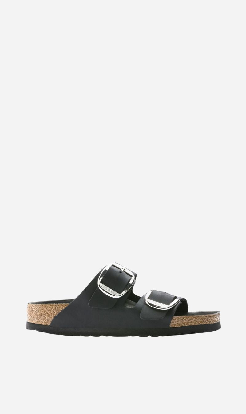 Birkenstock | Arizona Big Buckle Oiled Leather Regular - Black