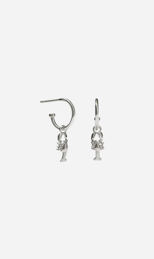 Meadowlark | Lobster Signature Hoops - Silver