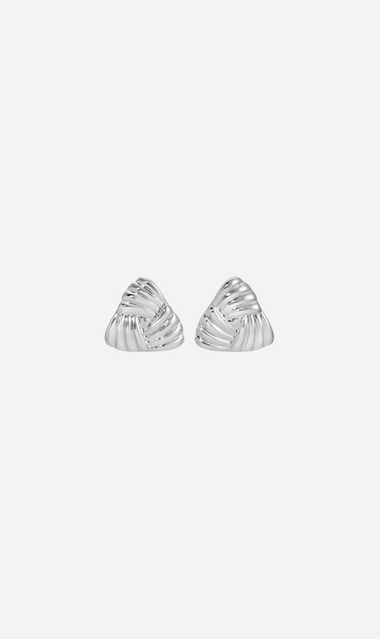 Heaven Mayhem | Tri Earrings - Silver