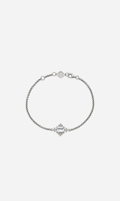 Zoe & Morgan | Reya Bracelet - Silver White Topaz