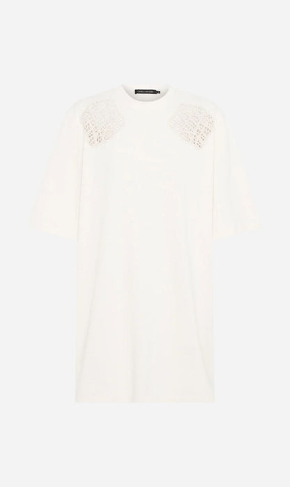 Camilla and Marc | Caterina Applique Tee Dress - Ivory