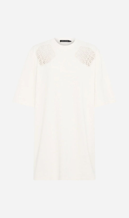 Camilla and Marc | Caterina Applique Tee Dress - Ivory